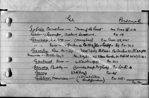 FR BROWNES INDEX